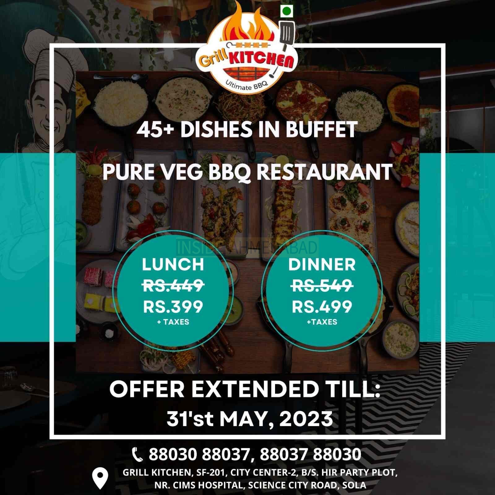 Grill Kitchen Ultimate Bbq Science City in Thaltej