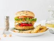 best Veggie Burger with Fries in Coffee Carnival in Gota, Ahmedabad